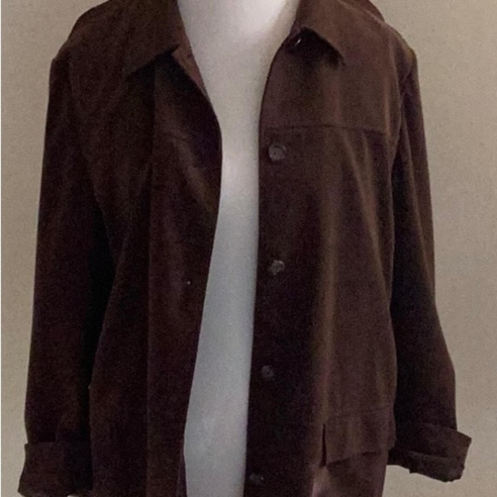 Talbots, Brown Shacket - Picture 4 of 12